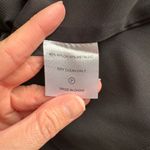 Marie Oliver  June Metallic Silver Mock Neck Blouse Size Medium Photo 9