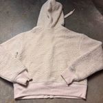 Aerie Offline Coat Womens Small CreamSherpa lined Teddy Bear Hoodie Jacket Multiple Photo 6