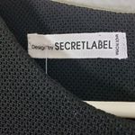 White Fox Boutique New SECRETLABEL, WHITE-FOX Large Black and White Floral Shift Sheer Sleeve Dress Photo 2