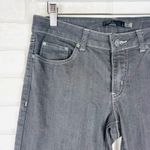 prAna  Gray Denim Jeans Womens Size 6 Slim Fit Low Rise Contrast Stitch‎ Photo 12