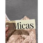 Micas Medium Dusty Pink Leopard Dress Shiny Silky New Photo 4