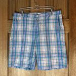 Vineyard Vines Mens Breaker Short 36 Blue &Pink Plaid Photo 0