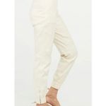 Spanx Stretch Twill Cargo Jogger Pants in Parchment Cream Size Large Photo 3