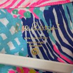 Lilly Pulitzer  Ali Dress Size Medium Pima Cotton Beach Summer Pink Seashell Photo 3