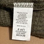 FSL Apparel size medium long sleeve boat neck olive and rust pullover sweater Green Photo 10