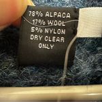 TABASK Alpaca Handmade Cardigan Size M Blue Size M Photo 3