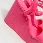 Madden Girl New  Theo-C Pink Wedge Heel Platform Sandals size 7.5 Photo 6