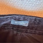 Max&Co Womens Vintage y2k Black Velvet Velour Midi Skirt Button Grunge Gothic 4 Photo 4