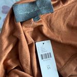 Sunday in Brooklyn Brown Off The Shoulder Crop Top Photo 2