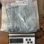 Free People We The Free Denim Mini Skirt Distressed Button Fly Light Wash Sz 27 Photo 7