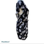 Ark & Co. Floral Embroidered Cocktail Romper Size Medium Black Cream Jum… Photo 3