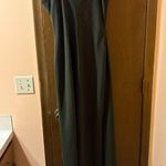 Revelry Inez Chiffon Dress in Deep Olive Green Size 16 Photo 0