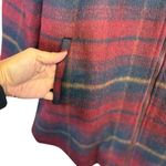 Stoosh Lined Plaid Band Collar Full Zip Light-Weight Jacket- Women's Size Large Photo 3