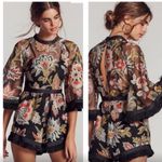 Alice McCALL  Georgie Boy Floral Embroidered Jumpsuit - Black and Multicolor Photo 1