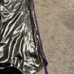 Urban Outfitters UO  Shiny Satin Asymmetrical Mallory‎ Mini Dress size large Photo 6