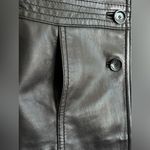 Avanti Women’s Black Leather Lambskin Jacket Blazer 3 Button Buttery Soft Size M Photo 5