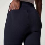 Spanx On the Go Kick Flare Pants Small Petite Navy Pull on Pants Photo 1