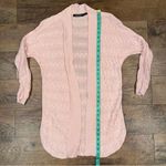 Ralph Lauren Lauren  Pink Cable Knit Open Front Cardigan Photo 9