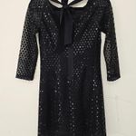 Lilly Pulitzer  Aaliyah Putting On The Glitz Black Sequin Mini Dress Women Size 2 Photo 2