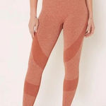PINK - Victoria's Secret Pink by Victorias Secret Seamless Heathered Mid Rise Leggings Pumpkin Orange XS Photo 0