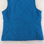 Columbia  Women's Quilted Fleece Lined Vest Blue Size Medium Full Zip Casual Photo 9