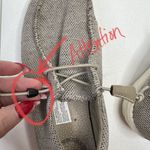 Hey Dude  Size 8 Wendy Loafers Sox Beige Knit Slip On Shoes Lightweight Women’s Photo 2