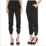 Vince Zipper Hem Pants Jogger Pleated Front Pockets Black High Rise Size 2 Photo 1