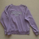 Gap 1969 Gap Crewneck Purple Embroidered Photo 0