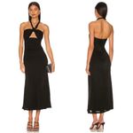 MISHA Lydia Midi Dress In Black Size 2 Photo 1