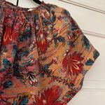 Ulla Johnson  Silk Tahlia Midi Dress Coral Bloom Asymmetric Sleeve‎ Size 4 Small Photo 7