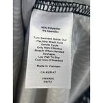 Talbots Women's MP Black White Print Top 3/4 Sleeve Round Neck Side Slits Career Photo 7