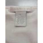 Design History  2 layer top blouse w/knit tank sz Large Photo 3