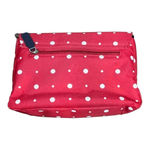 FESTIVAL POLKA DOT CROSSBODY BAG RED WHITE PURSE ADJUSTABLE‎ Photo 1
