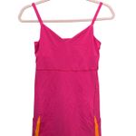 Outdoor Voices ‎ Zoom 8" Bodysuit One Piece Size Small Hot Pink Orange 245236 Photo 9