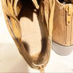 Time And Tru  Size 7.5 Memory Foam Brown Woven Ankle Booties Photo 4