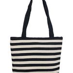 Denim & Co. Natural Straw Vacation Travel Summer Lined Beach Bag with Zipper Photo 11