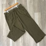 Eileen Fisher Pants organic cotton gauze straight leg womens Green large casual Photo 0