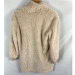 C&C California  Cream Fuzzy Sherpa Jacket Size Medium Photo 4