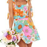 Show Me Your Mumu Claire Mini Dress I Flower Market Size Medium NWT Photo 0