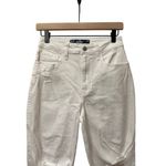 Abercrombie & Fitch Hollister ULTRA‎ HIGH RISE DAD JEAN White Size 3R Distress Rips Photo 4
