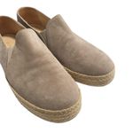 Stuart Weitzman  Nugal Napa Espadrille Slip on Sneaker Size 9M Tan Suede Photo 6