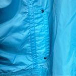 Chico's Chico’s Zenergy Robins Egg Blue Snap Front Hooded Windbreaker w Pockets Size 2/L Photo 4