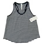 Lululemon Love Tank Top True Stripe True Navy White Plus Size 14 NEW $38 Cotton Photo 2
