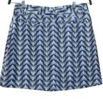 Slazenger Golf Skort lcy Purple Skirt Chevron Print 5 Pocket Skort Size 2 Photo 3
