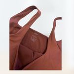 Nike  Yoga Luxe Infinalon Oxen Brown Tank Top Dri-fit Women's Size M Photo 3