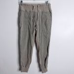 James Perse  Women’s Mixed Media Pant Jogger Linen Cotton Blend Small (1) Neutral Photo 1
