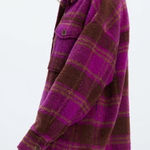 Good American Oversized Plaid Shacket Photo 0