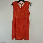 MM Couture  Eyelet Fit & Flare Dress in Coral Size Medium Photo 2
