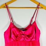 Victoria's Secret Victoria Secret Hot Pink Coquette Y2K Babydoll Slip Dress Photo 1