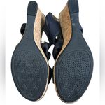 Adrienne Vittadini  'Clint' Wedge Sandal, Navy. Size 10. Photo 3